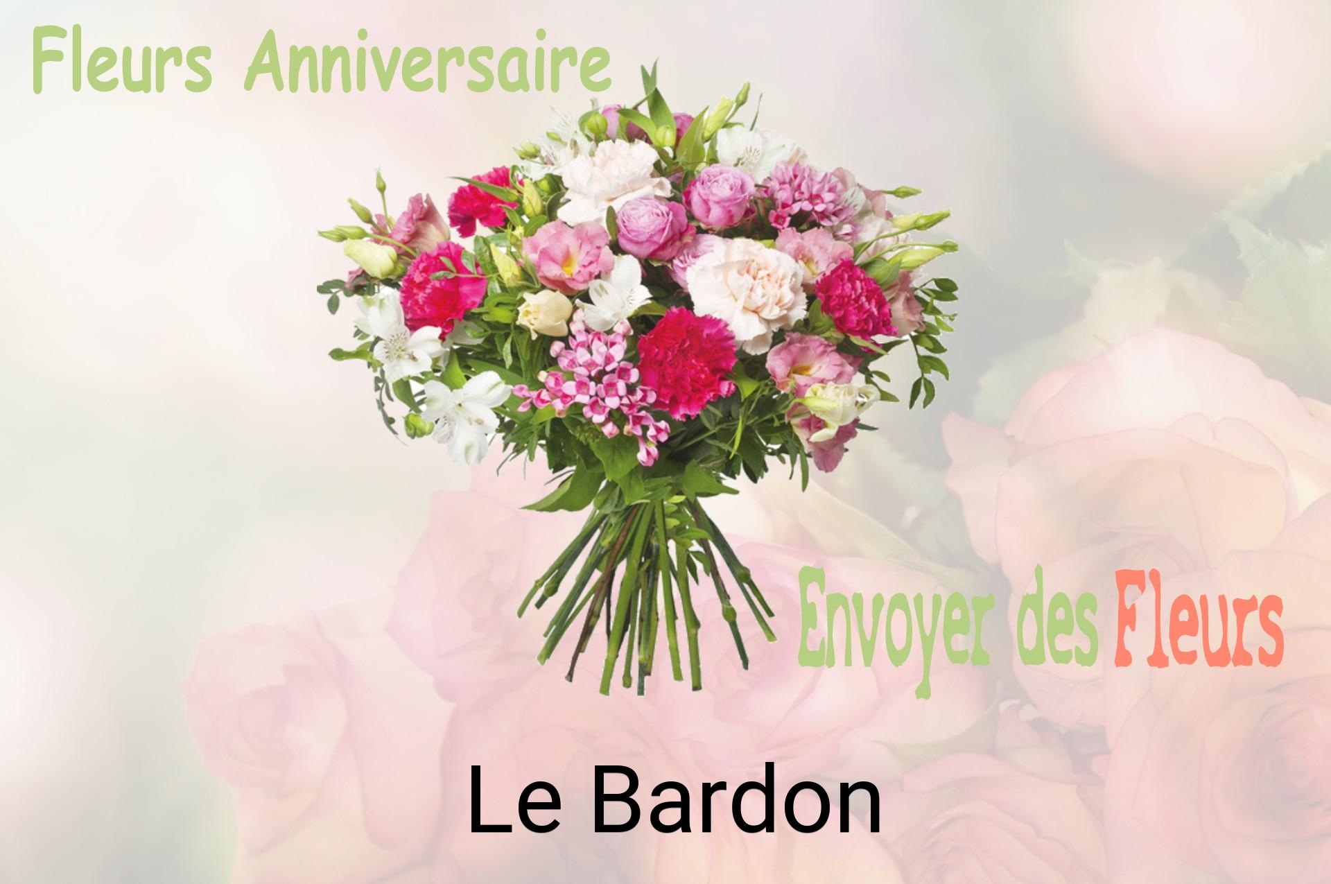 Bouquet de fleurs d’anniversaire livré à Le Bardon